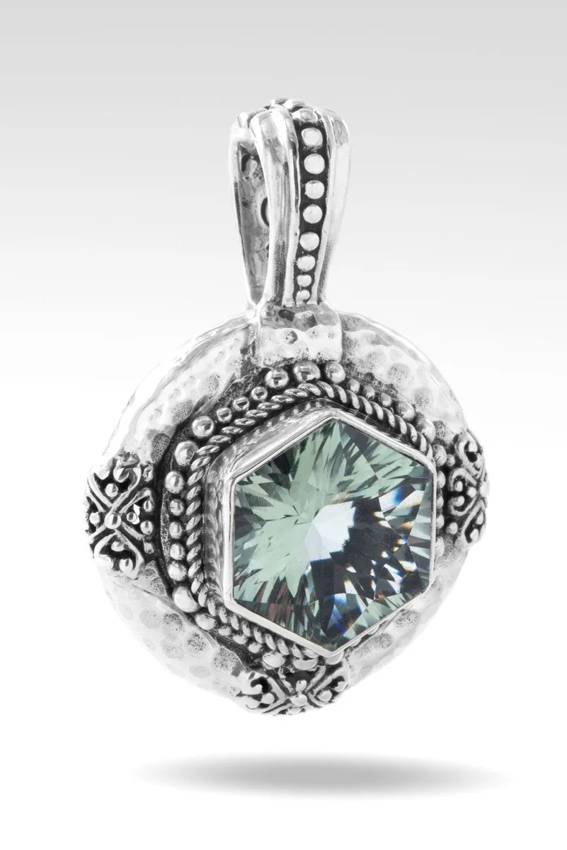 Embrace Imperfection Pendant™ in Prasiolite