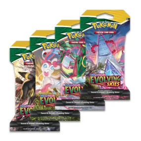 English Pokemon Card Game Sword and Shield Evolving Skies Sleeved Booster Pack