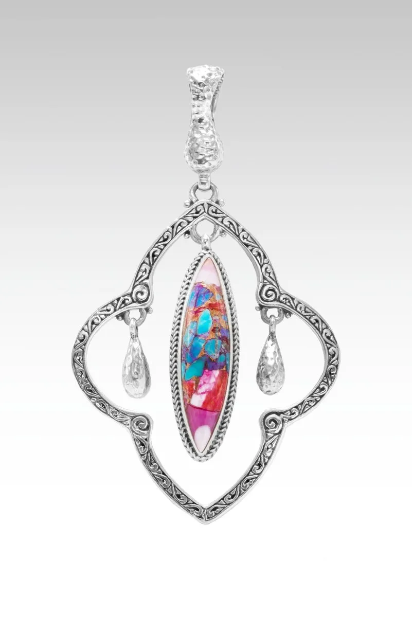 Eternal Encouragement Pendant™ in Sweetart Kingman Turquoise