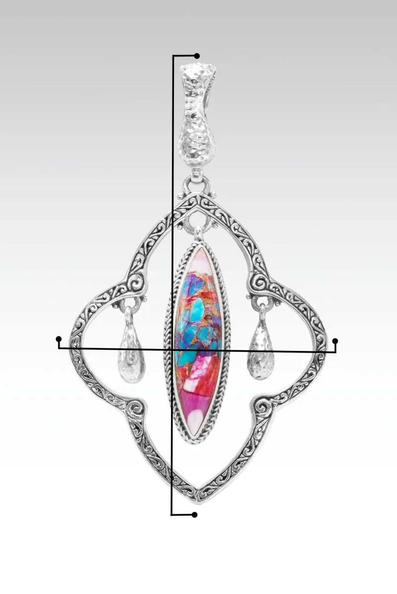 Eternal Encouragement Pendant™ in Sweetart Kingman Turquoise