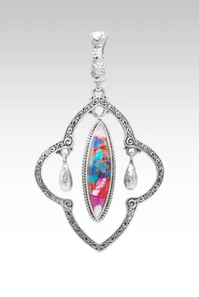 Eternal Encouragement Pendant™ in Sweetart Kingman Turquoise