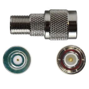 F Female to TNC Male Connector