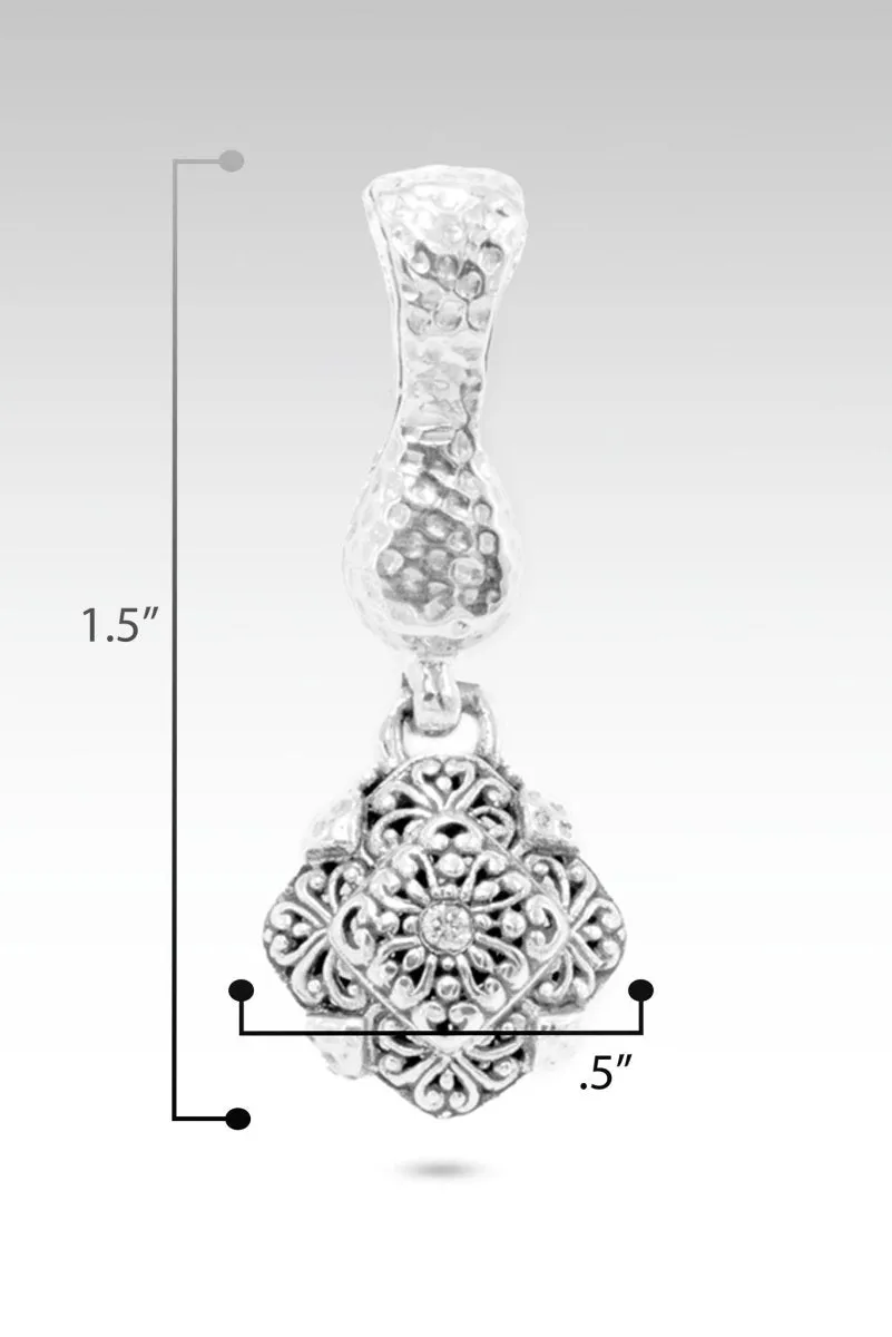 Faith Over Fear Pendant™ in Diamond