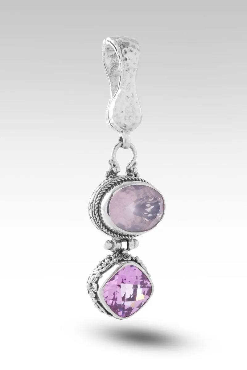 Faithful Friend Pendant™ in Cloud Pink Rose Quartz