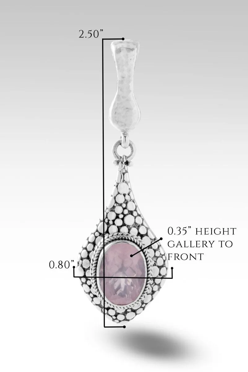 Faithful Servant Pendant™ in Cloud Pink Rose Quartz