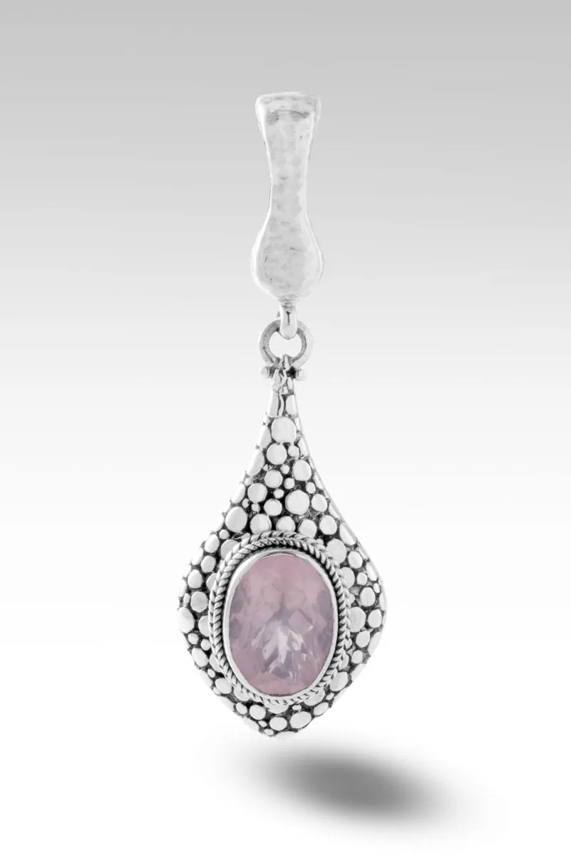 Faithful Servant Pendant™ in Cloud Pink Rose Quartz
