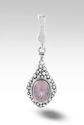 Faithful Servant Pendant™ in Cloud Pink Rose Quartz