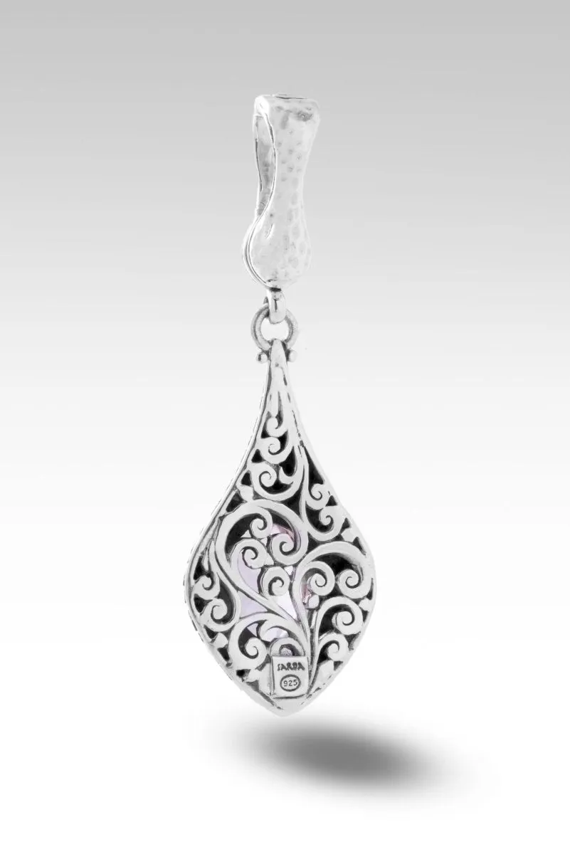 Faithful Servant Pendant™ in Cloud Pink Rose Quartz