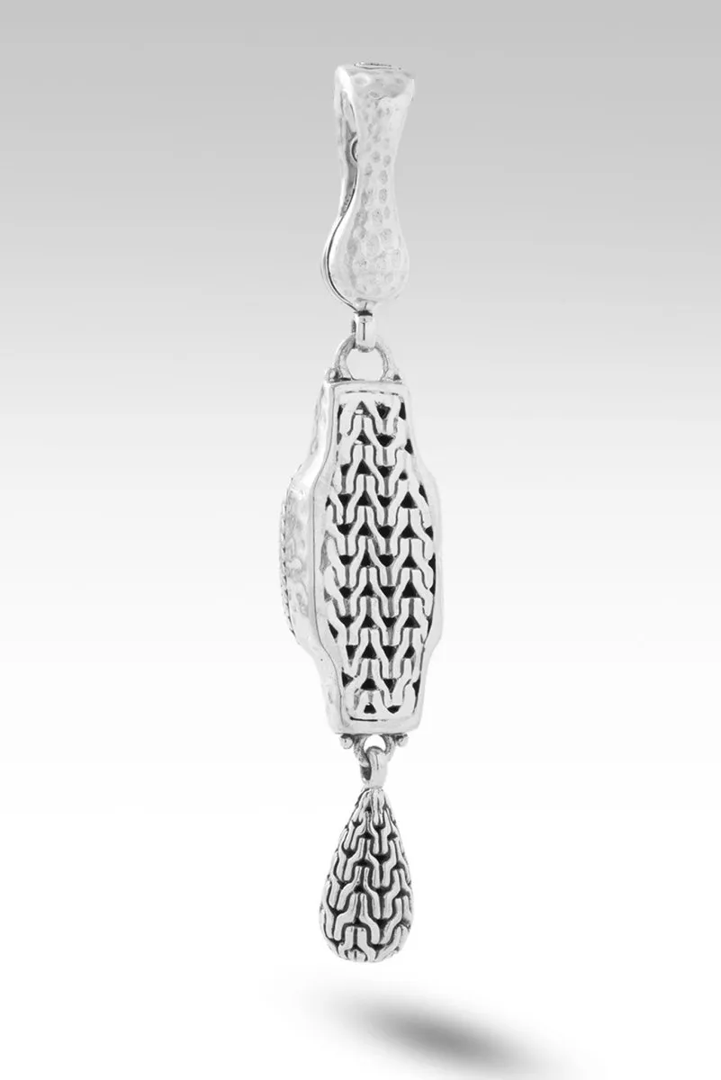 Fear Not Pendant™ in Black Spinel