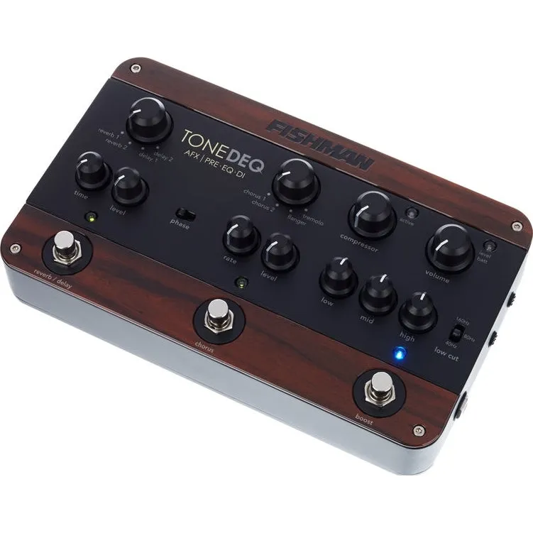 Fishman TONEDEQ AFX Preamp/EQ/DI Pedal w/ Dual Effects