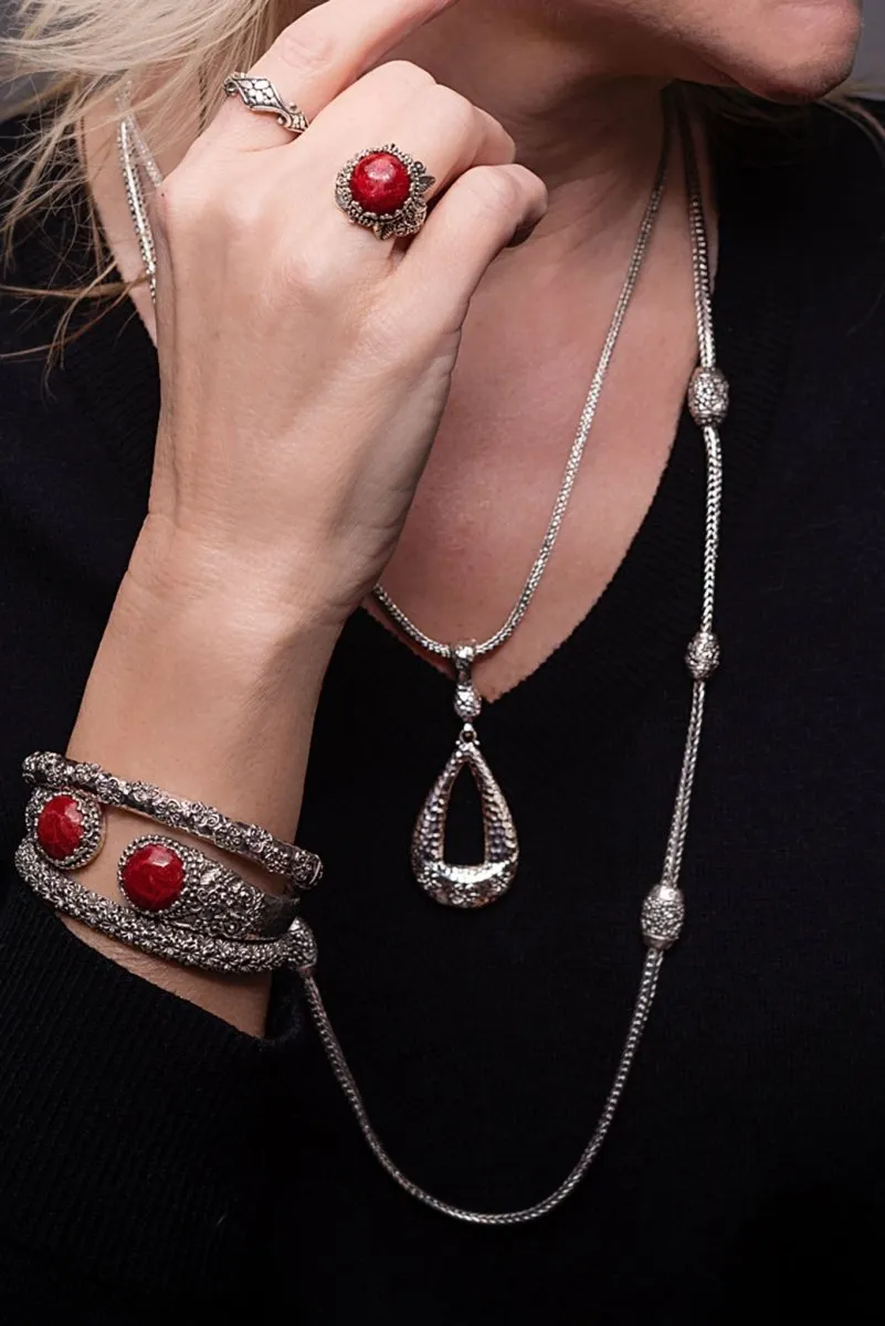 Flourish Gracefully Pendant™ in Frangipani