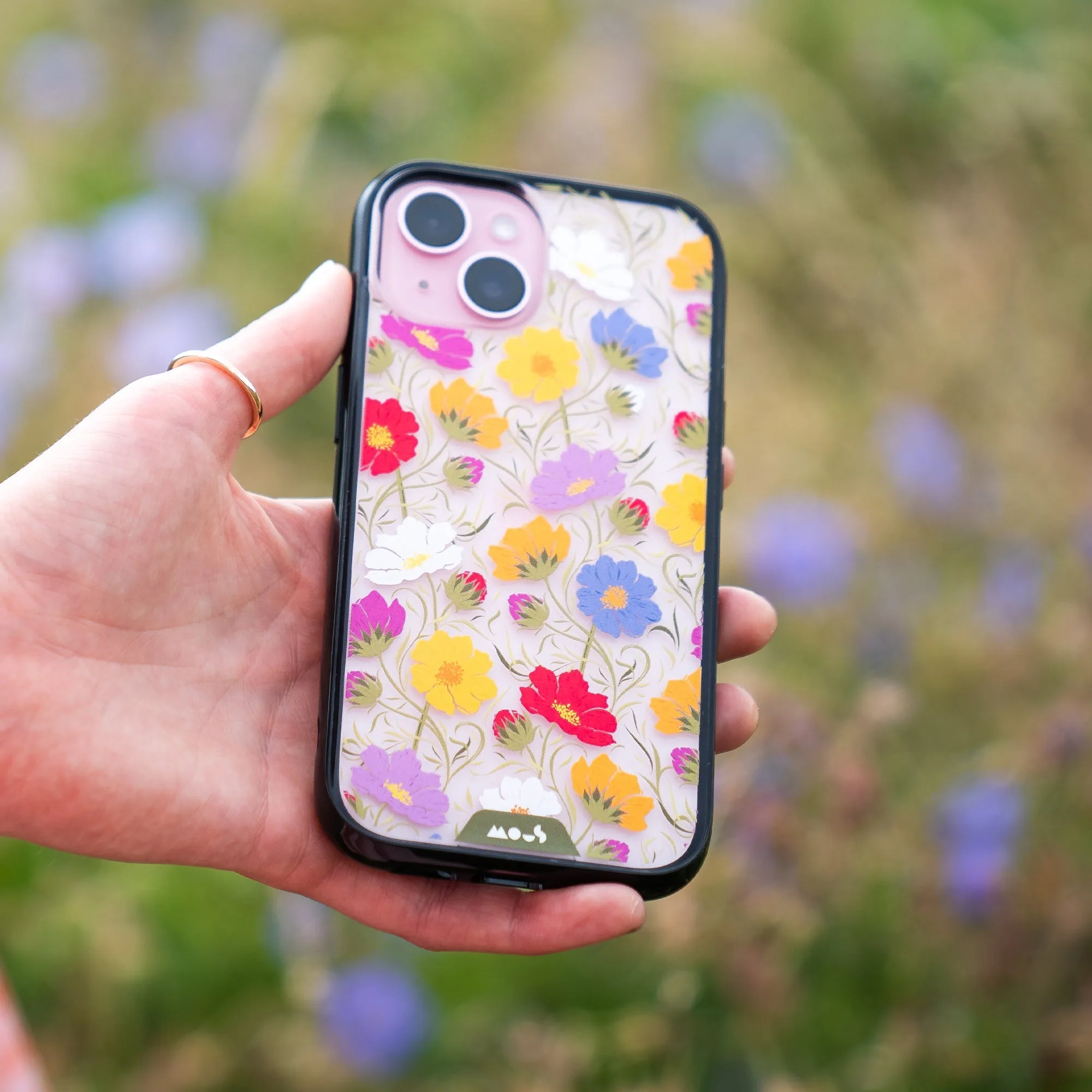 Flowers Printed Phone Case – Cosmos Multicolour - Clarity