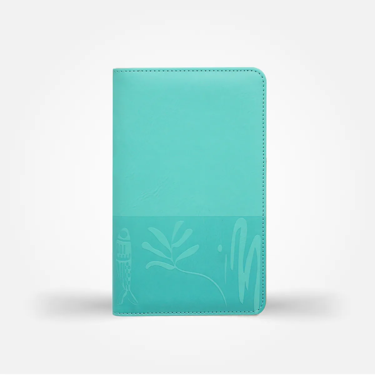 Folk Travel Wallet (Teal/Grey)
