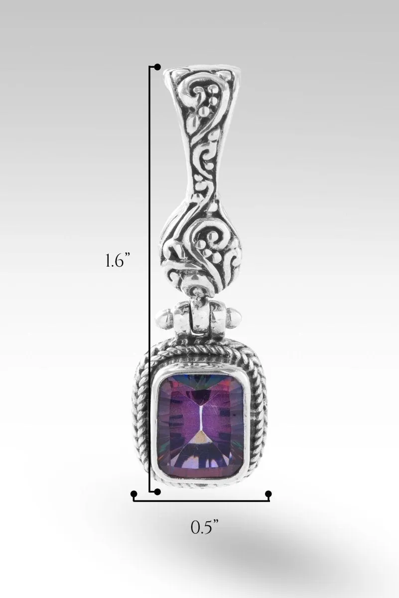Forever Happy Pendant™ in Hawaiian Skies™ Mystic Quartz