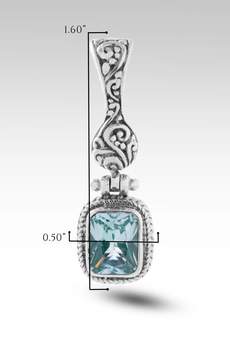 Forever Happy Pendant™ in Paraiba Lab Created Spinel