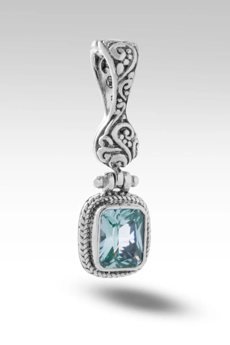 Forever Happy Pendant™ in Paraiba Lab Created Spinel