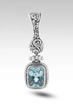Forever Happy Pendant™ in Paraiba Lab Created Spinel
