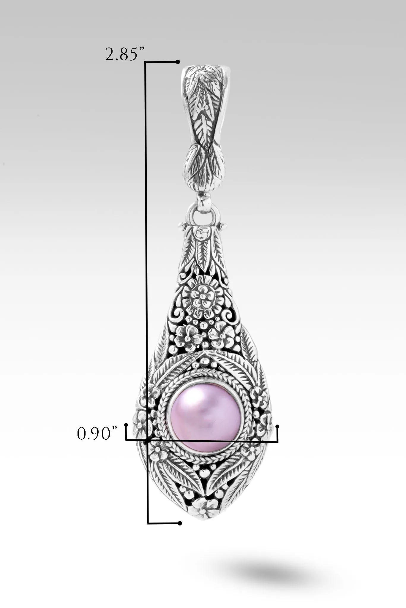 Garden Glory Pendant™ in Pink Mabe Pearl