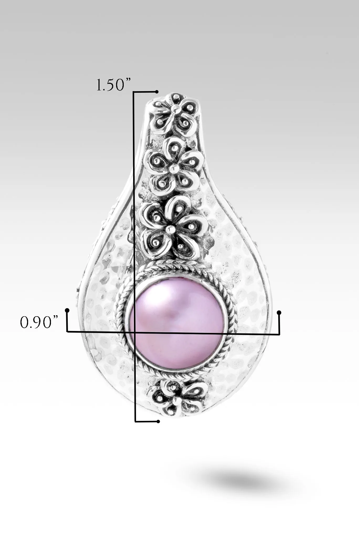 Garden Grace Pendant II™ in Pink Mabe Pearl