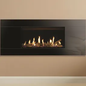 Gazco Studio 1 Slimline Balanced Flue Gas Fire with Glass Frame