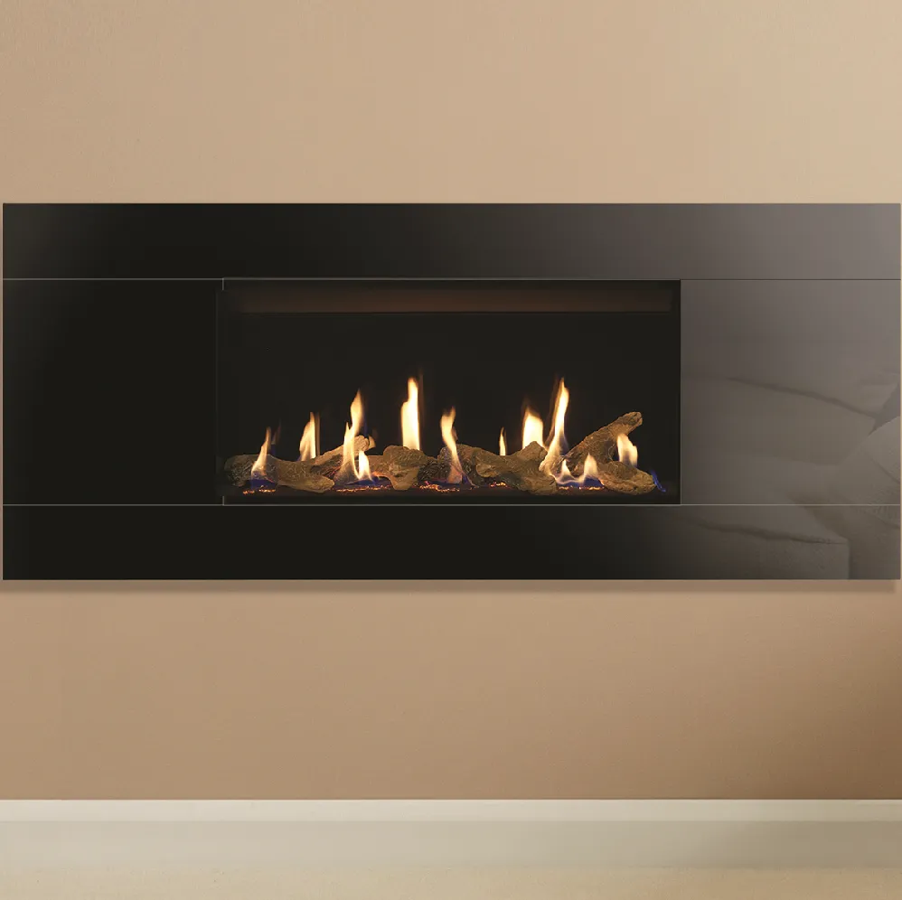Gazco Studio 1 Slimline Balanced Flue Gas Fire with Glass Frame
