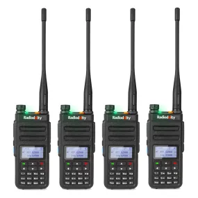GD-77 DMR Dual Band Dual Time Slot Two Way Radio   Cable [4 Pack] [DISCONTINUED]
