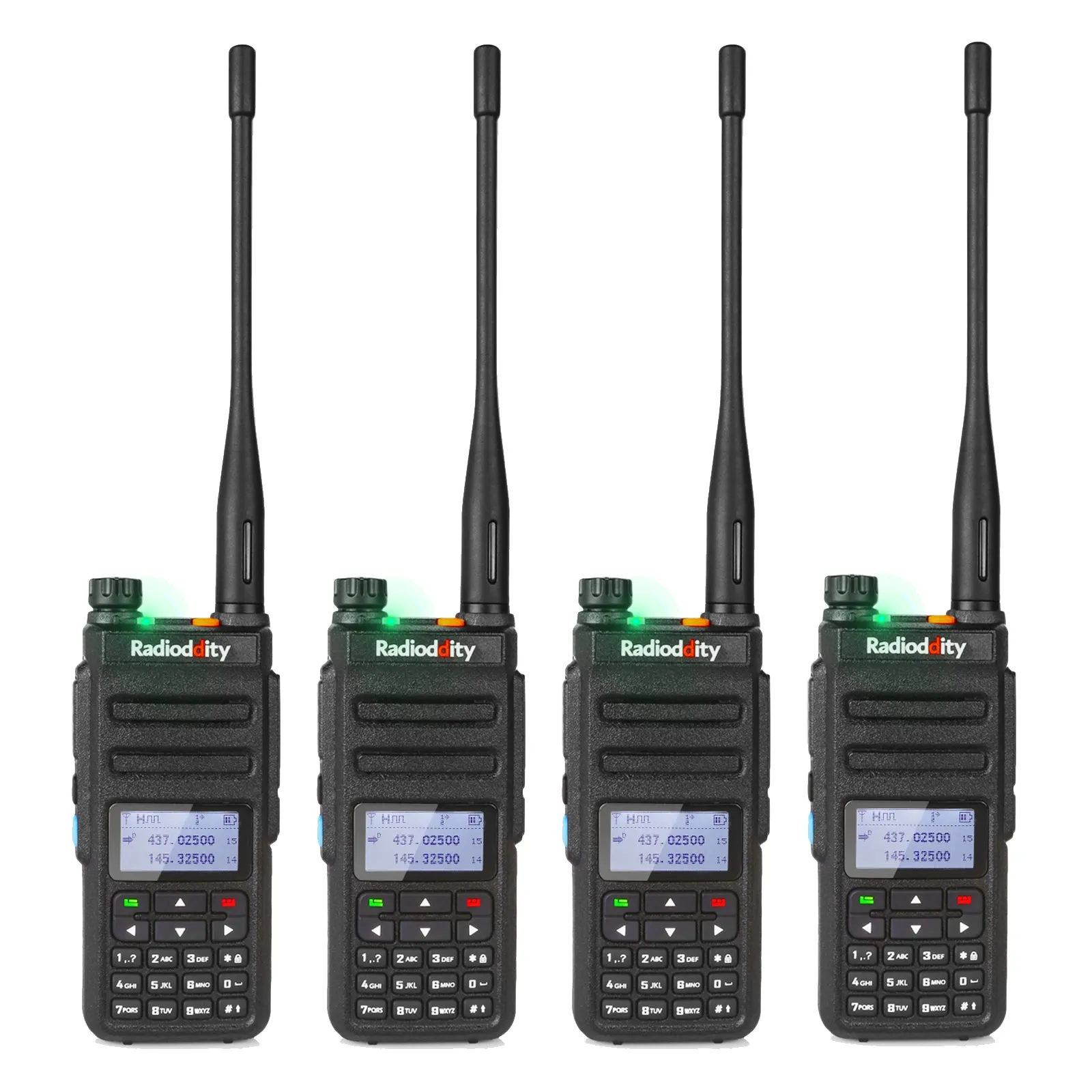 GD-77 DMR Dual Band Dual Time Slot Two Way Radio   Cable [4 Pack] [DISCONTINUED]