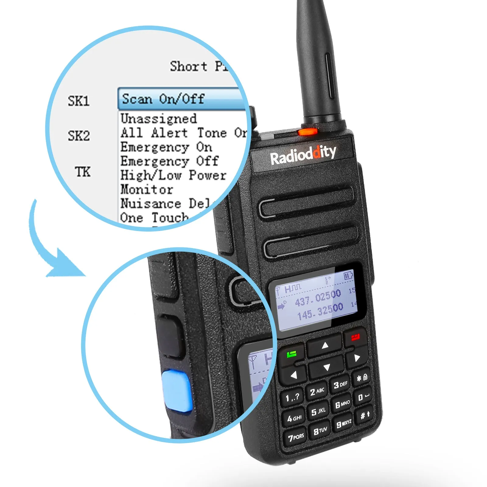 GD-77 DMR  Programming Cable   Extra Battery [DISCONTINUED]
