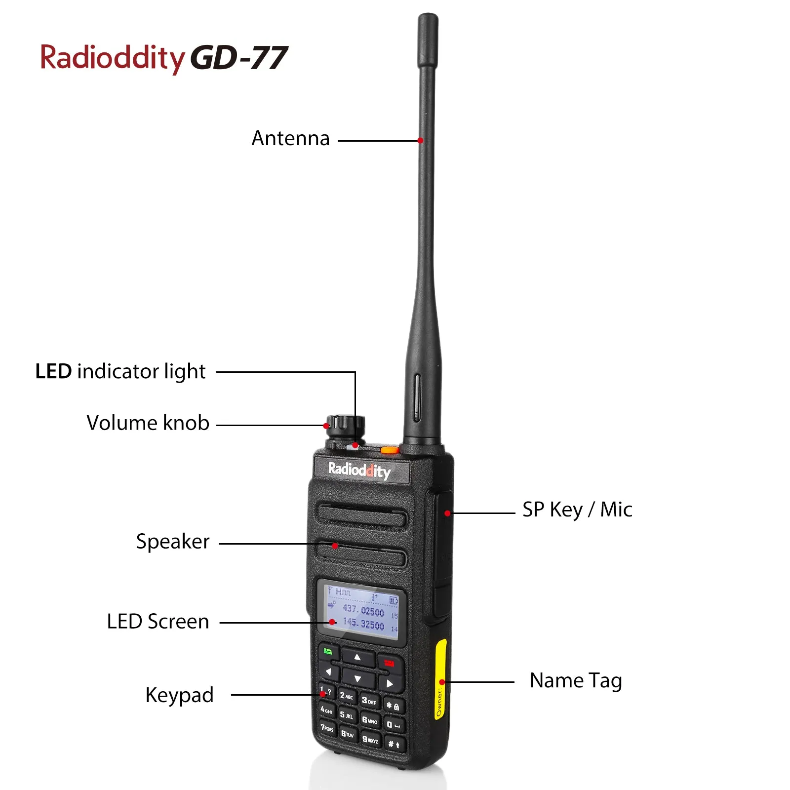 GD-77 DMR  Programming Cable   Extra Battery [DISCONTINUED]