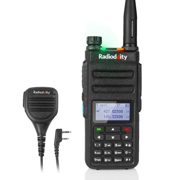 GD-77 DMR Radio  Programming Cable   Waterproof Speaker Mic [DISCONTINUED]