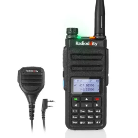 GD-77 DMR Radio  Programming Cable   Waterproof Speaker Mic [DISCONTINUED]