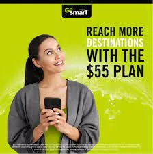 Go Smart Payment = $45 Unlimited Talk, Text & Data, Plus International Calling** First 20 GB Data up to 3G Speed then 2G*