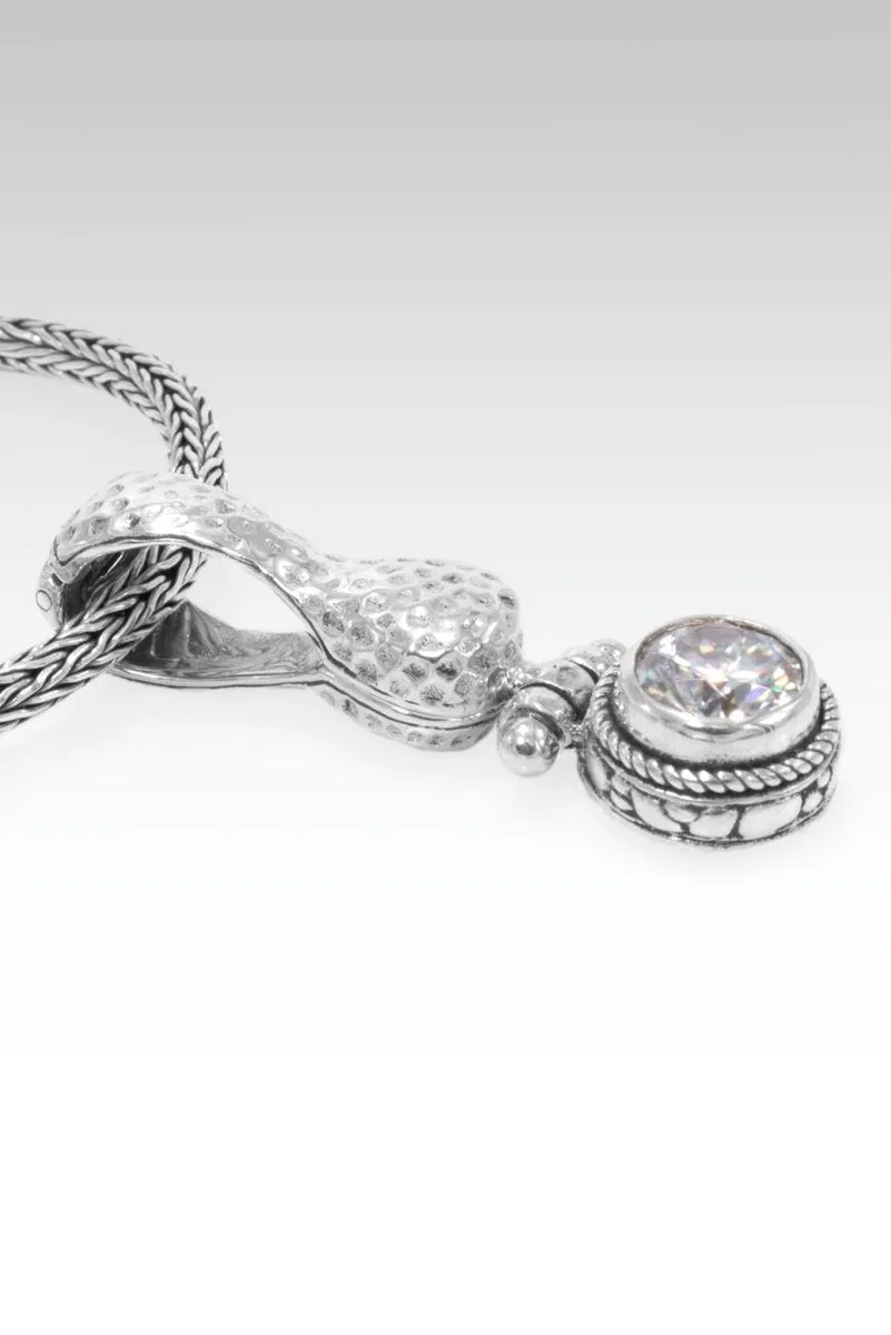 Grace Alone Pendant™ in Moissanite