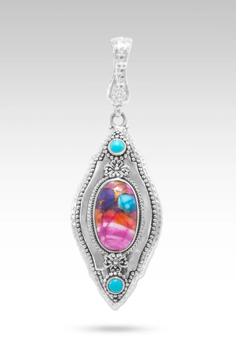 Grace Changes Everything Pendant™ In Sweetart Kingman Turquoise