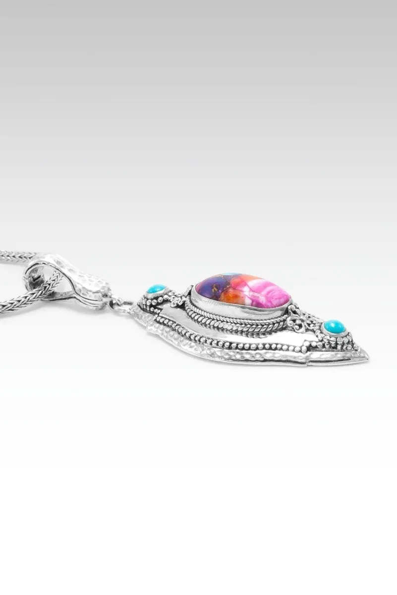 Grace Changes Everything Pendant™ In Sweetart Kingman Turquoise