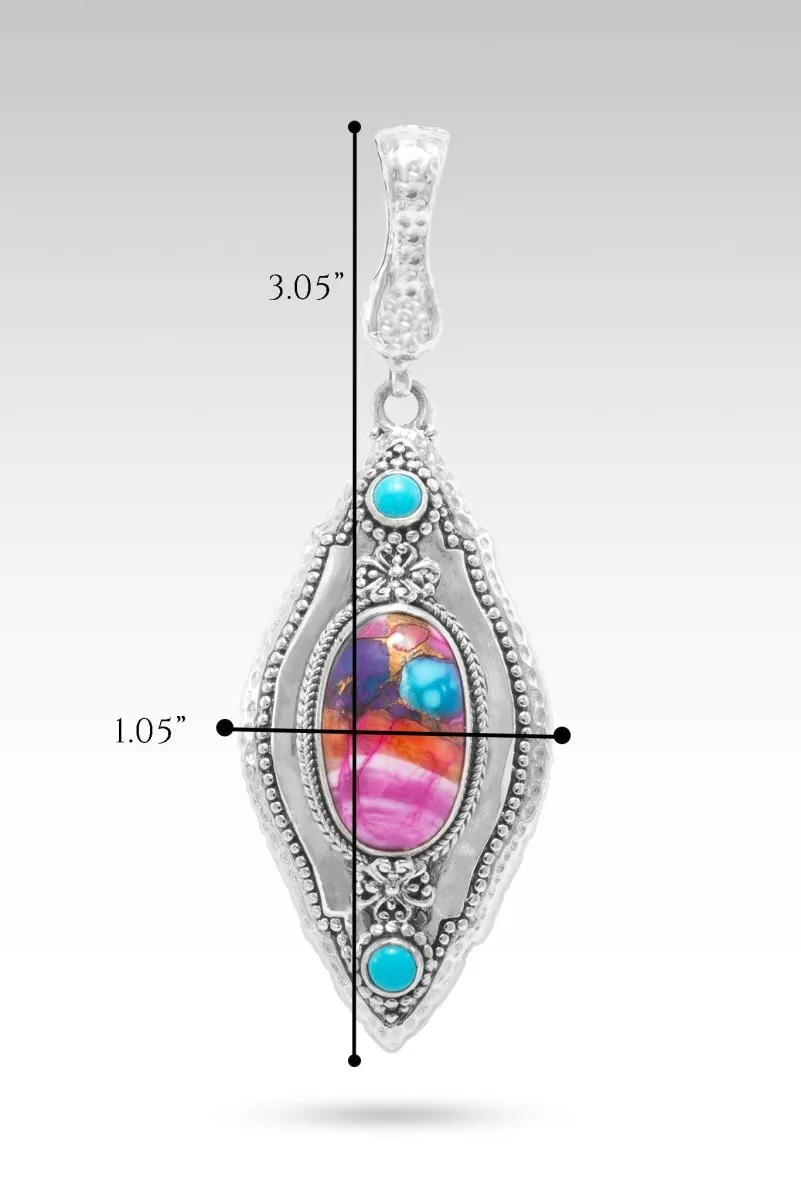 Grace Changes Everything Pendant™ In Sweetart Kingman Turquoise