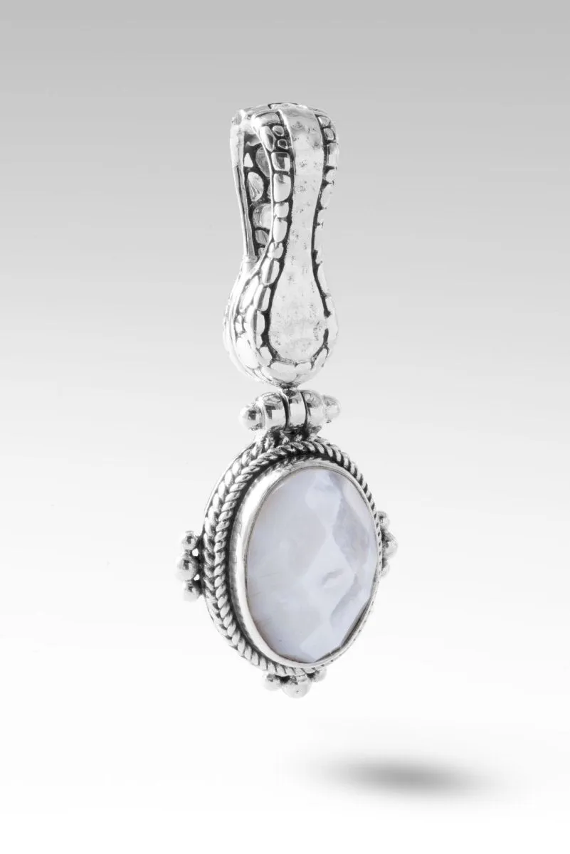 Guiding Light Pendant™ in White Mother of Pearl