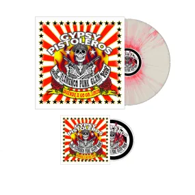 Gypsy Pistoleros "Duende a Go Go Loco" White Splatter Vinyl & Signed CD