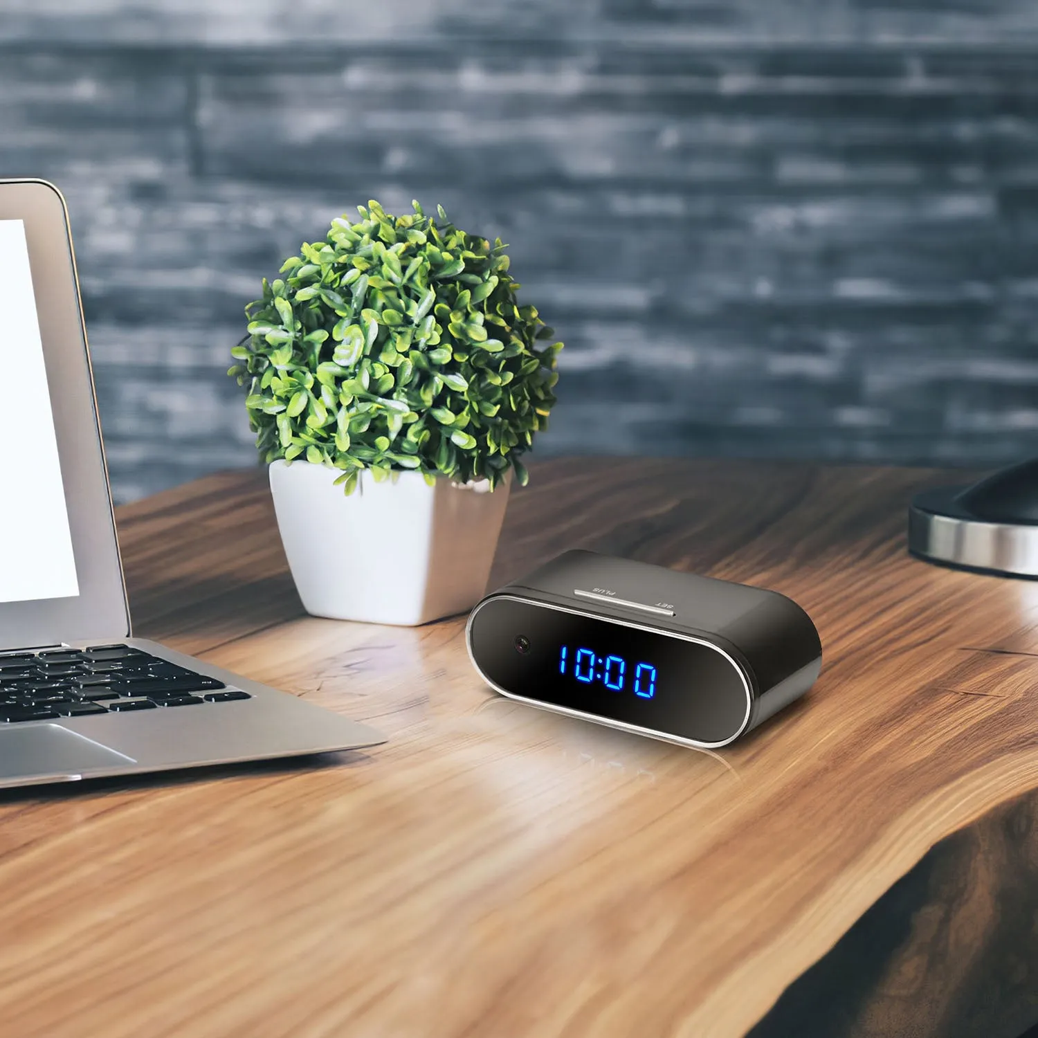 HD 1080P Wi-Fi Alarm Clock Camera