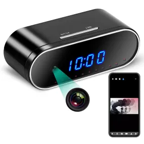 HD 1080P Wi-Fi Alarm Clock Camera
