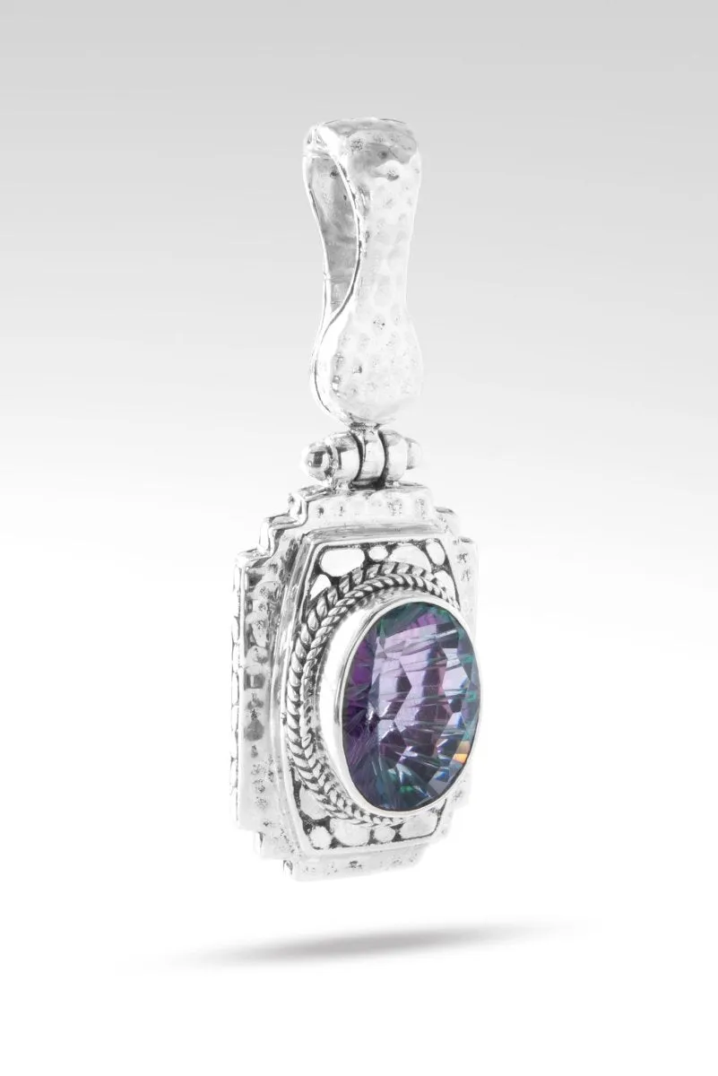 Heavenly Poise Pendant™ in Chrome Chameleon™ Mystic Quartz