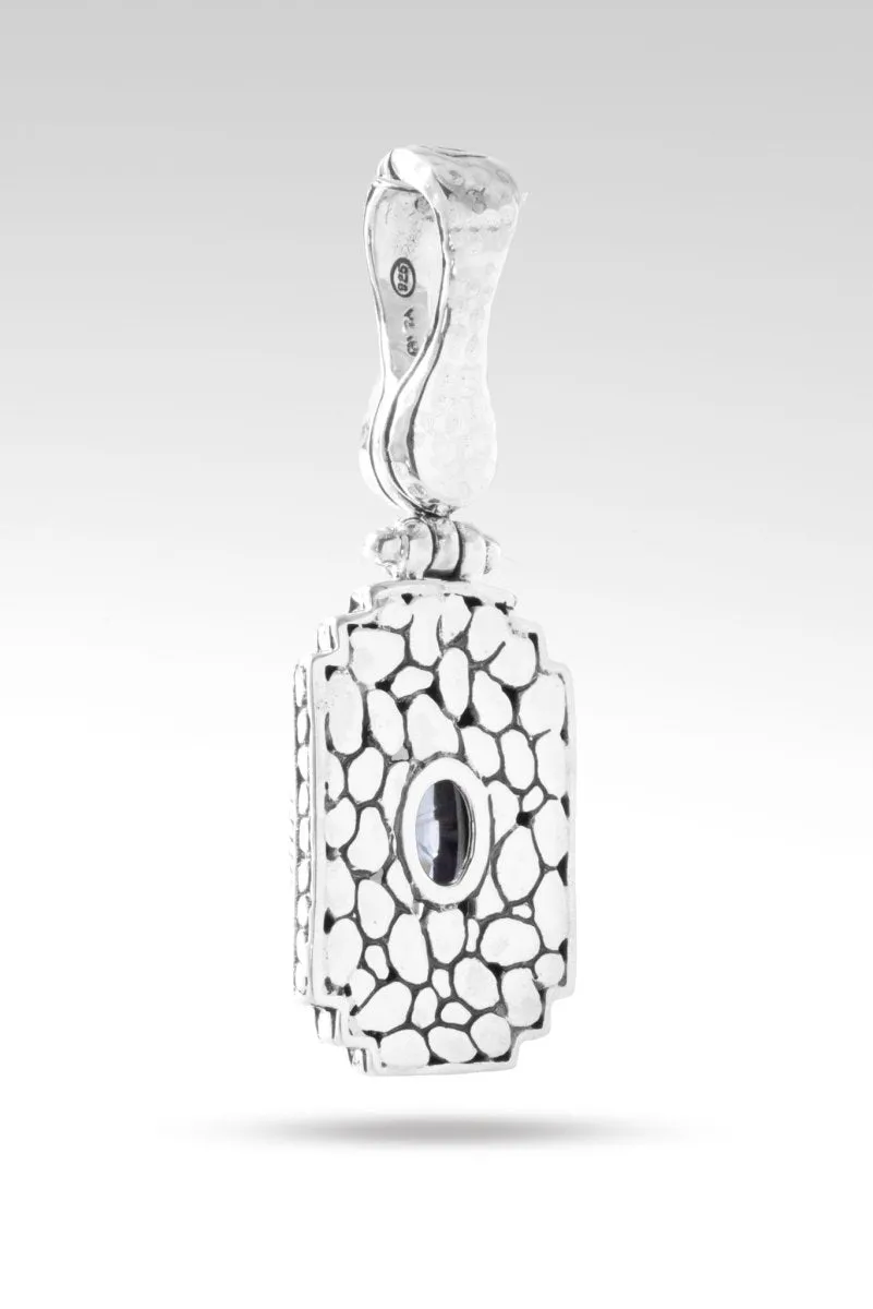 Heavenly Poise Pendant™ in Chrome Chameleon™ Mystic Quartz