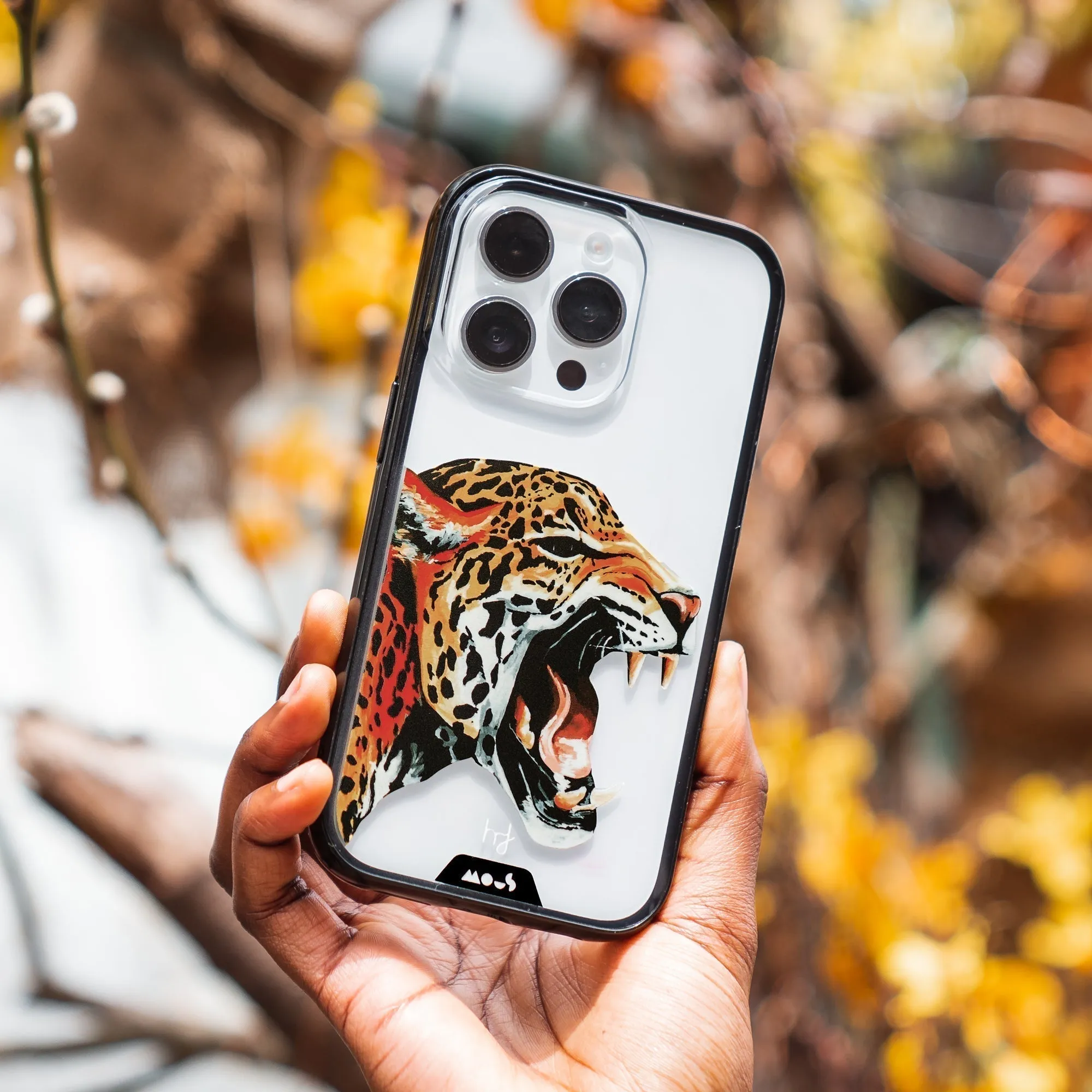 Henry Fraser The Jaguar Printed Phone Case - Clarity