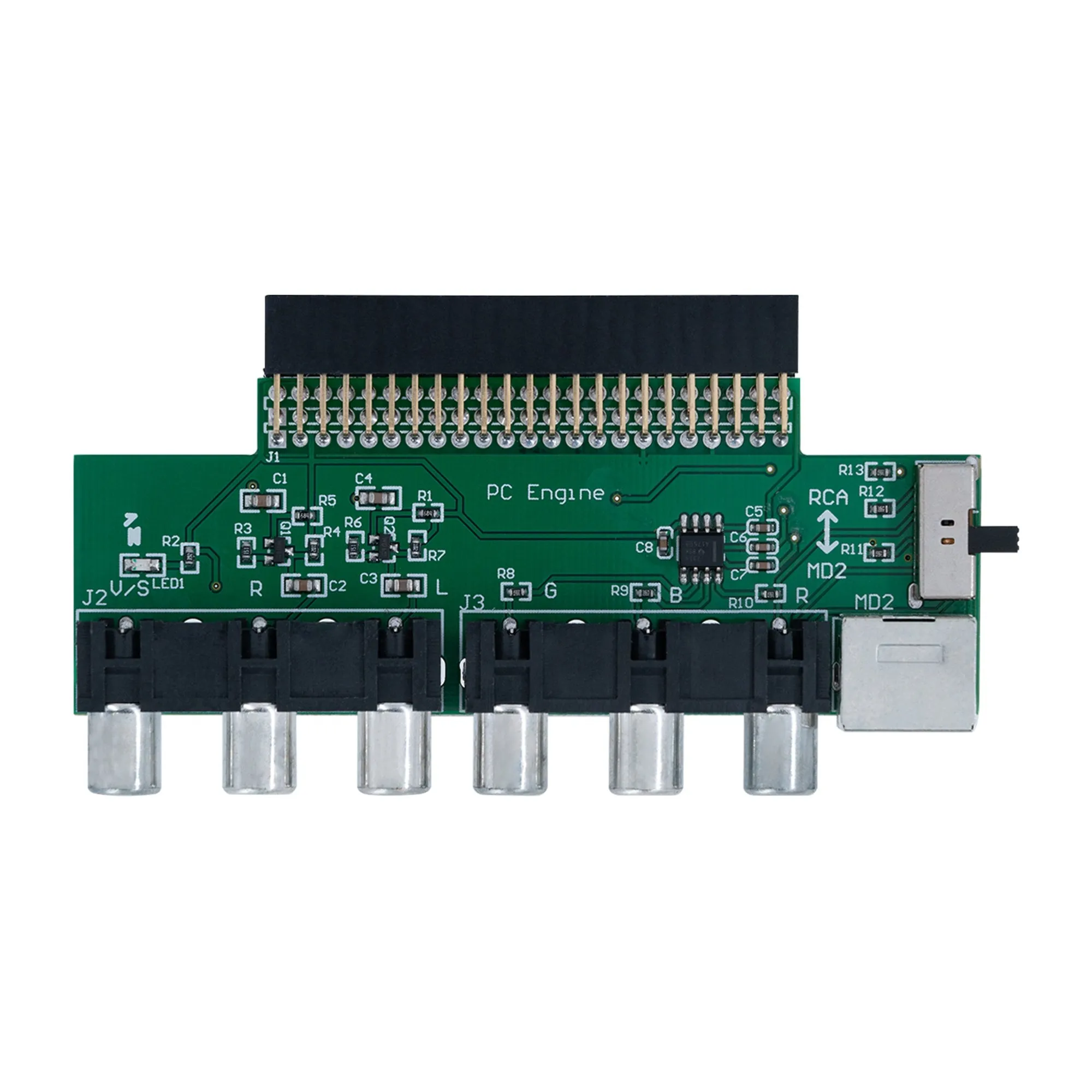 High Quality RGBS Video Booster Signal Booster Audio Output Board for NEC PC Engine/TurboGrafx-16 Console