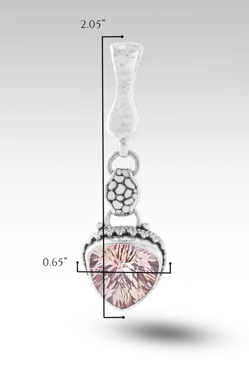 Hope Will Arise Pendant™ in Champagne Lab Created Sapphire