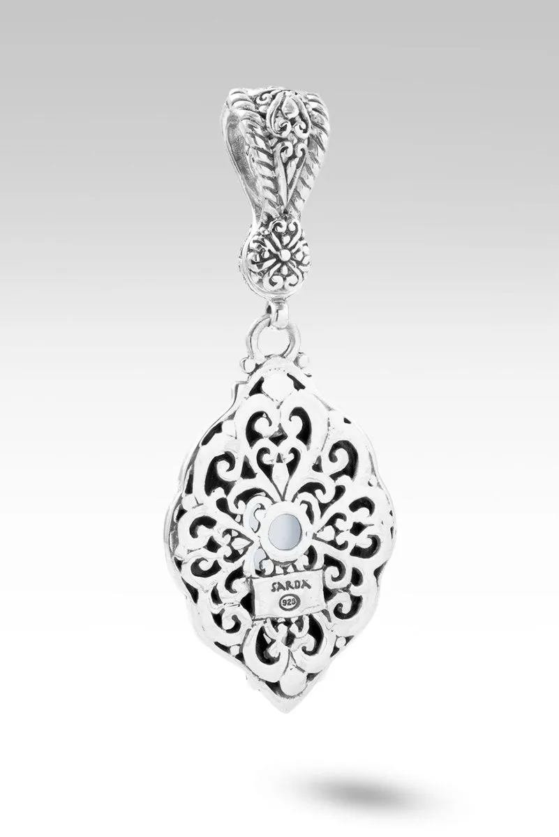 I Will Be With You Pendant™ in Blue Chalcedony