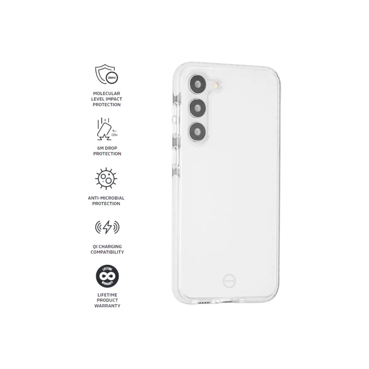 Impact Zero® Clear Phone Case for Samsung GS23 
