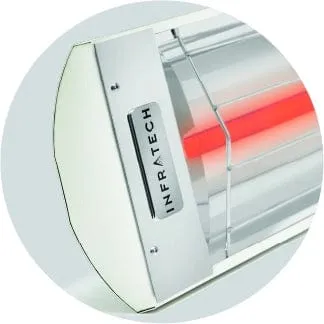 Infratech C-4024 61.25-inch Stainless Steel All-Weather Single Element Heater - 4000W