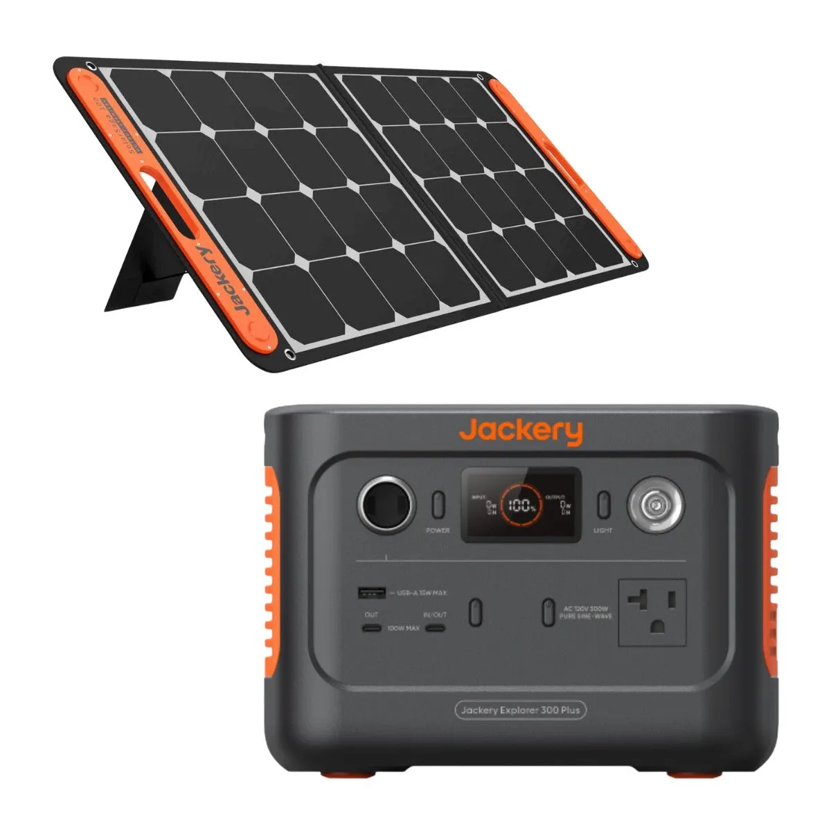 Jackery Explorer 300 Plus Solar Generator Bundle