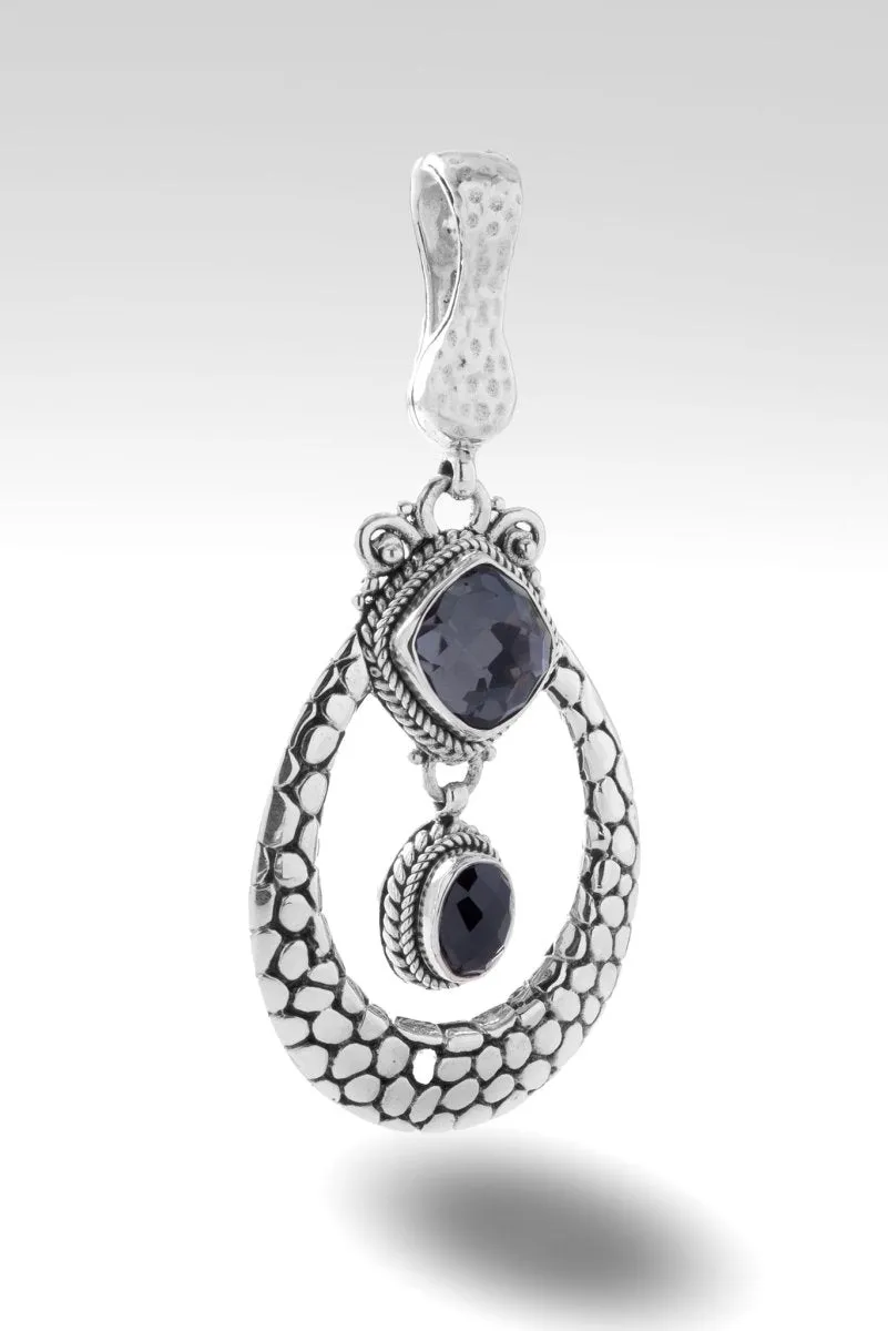 Journey Within Pendant™ in Odyssey Black Knight™ Mystic Quartz